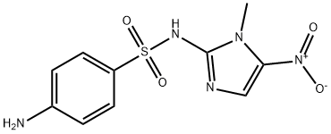 1-methyl-2-((4-aminophenyl)sulfonyl)amino-5-nitroimidazole Structure
