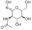 2-ACETAMIDO-2-DEOXY-D-GLUCONHYDROXIMO-1,5-LACTONE 구조식 이미지