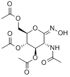 2-ACETAMIDO-3,4,6-TRI-O-ACETYL-2-DEOXY-D-GLUCOHYDROXIMO-1,5-LACTONE 구조식 이미지