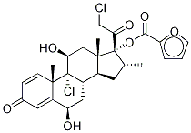 6β-Hydroxy MoMetasone Furoate Structure