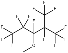 1,1,1,2,3,4,4,5,5,5,-Decafluoro-3-methoxy-2-(trifloromethyl)pentane Structure