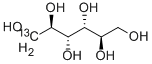 D-MANNITOL-1-13C Structure