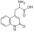 2-AMINO-3-(1,2-DIHYDRO-2-OXOQUINOLINE-4-YL)PROPANOIC ACID HYDROCHLORIDE Structure