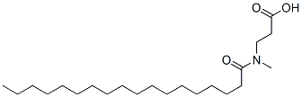 N-methyl-N-(1-oxooctadecyl)-beta-alanine  Structure