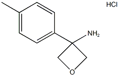 3-(4-Methylphenyl)-3-oxetanamine hydrochloride Structure