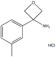 3-(m-Tolyl)oxetan-3-amine hydrochloride Structure