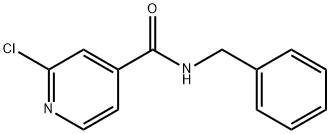 N-benzyl-2-chloropyridine-4-carboxamide 구조식 이미지