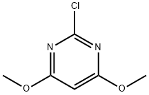 2-Chloro-4,6-dimethoxypyrimidine Structure