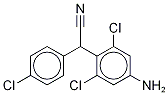 4-AMino-2,6-디클로로-α-(4-클로로페닐)벤젠아세토니트릴 구조식 이미지