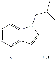 1-isobutyl-1H-indol-4-amine hydrochloride 구조식 이미지