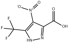 4-Nitro-5-trifluoromethyl-2H-pyrazole-3-carboxylic acid Structure