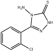 4-AMINO-3-MERCAPTO-5-(2-CHLOROPHENYL)-[1,2,4-]TRIAZOLE 구조식 이미지