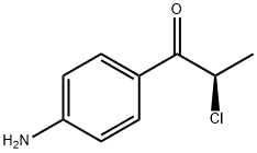 1-Propanone, 1-(4-aminophenyl)-2-chloro-, (R)- (9CI) Structure