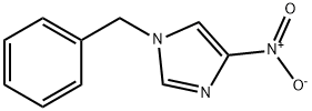 4-NITRO-1-(PHENYLMETHYL)-1H-IMIDAZOLE-5-CARBOXALDEHYDE 구조식 이미지