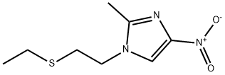 1-[2-(Ethylthio)ethyl]-2-Methyl-4-nitroiMidazole Structure
