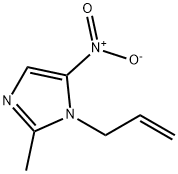 1-allyl-2-methyl-5-nitro-1H-imidazole Structure