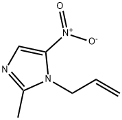 1-알릴-2-메틸-5-니트로-1H-이미다졸 구조식 이미지
