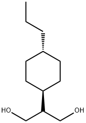 2-(TRANS-4'-N-PROPYL-CYCLOHEXYL)PROPANE-1,3-DIOL 구조식 이미지