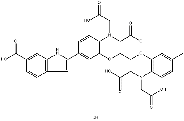 INDO 1 PENTAPOTASSIUM SALT Structure