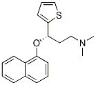 (S)-(+)-N,N-Dimethyl-3-(1-naphthalenyloxy)-3-(2-thienyl)propanamine Structure