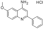 4-AMINO-6-METHOXY-2-PHENYLQUINOLINE HYDROCHLORIDE Structure