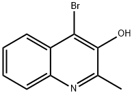 4-브로모-2-메틸퀴놀린-3-올 구조식 이미지