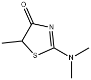 4(5H)-Thiazolone,  2-(dimethylamino)-5-methyl- Structure