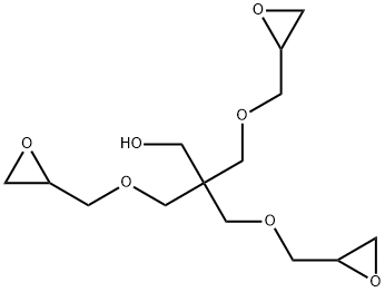 3-(oxiranylmethoxy)-2,2-bis[(oxiranylmethoxy)methyl]propanol Structure