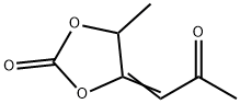 1,3-Dioxolan-2-one,  4-methyl-5-(2-oxopropylidene)- Structure