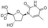 [5',5''-2H2]THYMIDINE Structure