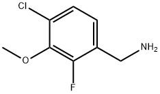 4-Chloro-2-fluoro-3-methoxybenzylamine 구조식 이미지