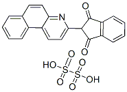 2-benzo[f]quinolin-3-yl-1H-indene-1,3(2H)-dione, disulpho derivative 구조식 이미지