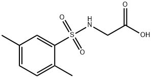 (2,5-DIMETHYL-BENZENESULFONYLAMINO)-ACETIC ACID Structure