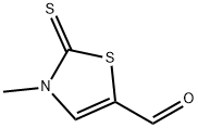 5-Thiazolecarboxaldehyde, 2,3-dihydro-3-methyl-2-thioxo- (9CI) Structure