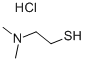 2-DIMETHYLAMINOETHANETHIOL HYDROCHLORIDE 구조식 이미지