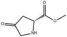 D-Proline, 4-oxo-, methyl ester (9CI) Structure