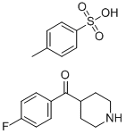 4-(4-FLUOROBENZOYL)PIPERIDINE P-TOLUENESULFONATE 구조식 이미지