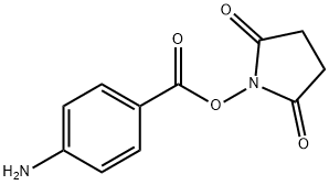 N-(4-aminobenzoyloxy)succinimide Structure