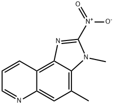 3,4-Dimethyl-2-nitro-3H-imidazo[4,5-F]quinoline Structure