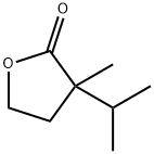 alpha-isopropyl-alpha-methyl-gamma-butyrolactone Structure