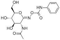 O-[2-ACETAMIDO-2-DEOXY-D-GLUCOPYRANOSYLI 구조식 이미지