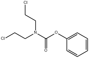 CarbaMic acid, bis(2-chloroethyl)-, phenyl ester 구조식 이미지