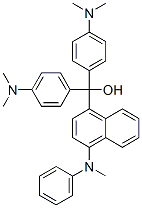 알파,알파-비스[4-(디메틸아미노)페닐]-4-(메틸페닐아미노)나프탈렌-1-메탄올 구조식 이미지
