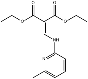 диэтил[[(6-метил-2-пиридил)амино]метилен]малонат структурированное изображение