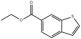 Benzo[b]thiophene-6-carboxylic acid, ethyl ester Structure