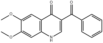 3-Benzoyl-6,7-dimethoxy-1,4-dihydroquinolin-4-one 구조식 이미지