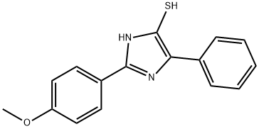 2-(4-Methoxyphenyl)-4-phenyl-1H-imidazole-5-thiol Structure