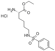 N-EPSILON-P-TOSYL-L-LYSINE ETHYL ESTER HYDROCHLORIDE Structure