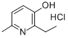 2-ETHYL-6-METHYL-3-HYDROXYPYRIDINE HYDROCHLORIDE Structure