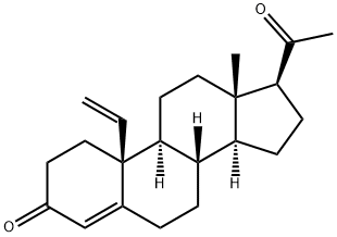 10-Vinyl-19-norpregn-4-ene-3,20-dione Structure